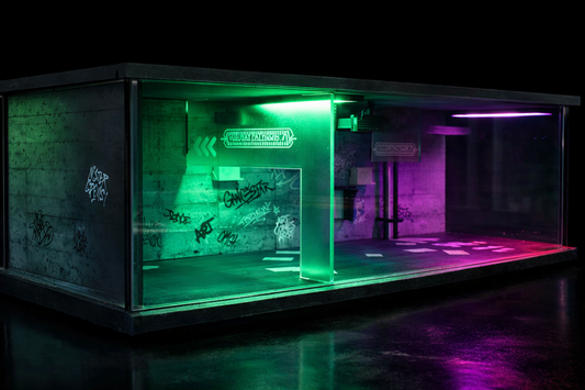 1:64 CyberPunk Parking Lot