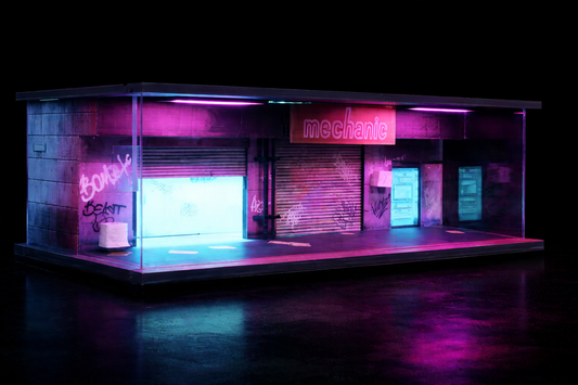 1:64 CyberPunk Parking Lot